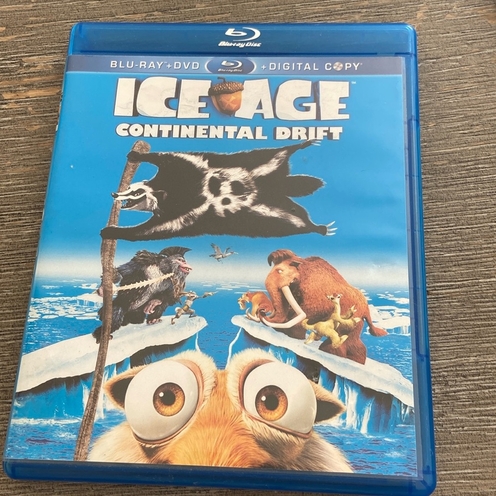 5/$10❤️❤️❤️ICE AGE CONTINENTAL DRIFT BLU-RAY + DVD + Digital Copy
